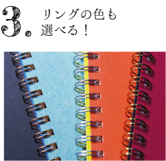 3.リングの色も選べる！